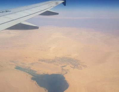Anflug auf Ägypten